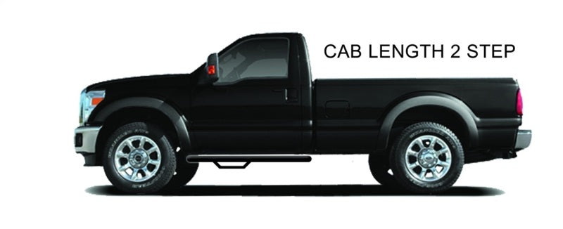 Load image into Gallery viewer, N-Fab Nerf Step 99-06 Chevy-GMC 1500/2500 Regular Cab - Gloss Black - Cab Length - 3in
