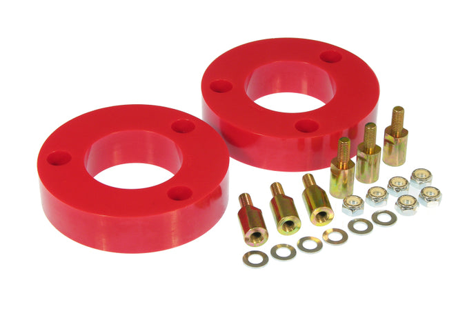 Prothane 09+ Ford F150 Front Coil Spring 2in Lift Spacer - Red