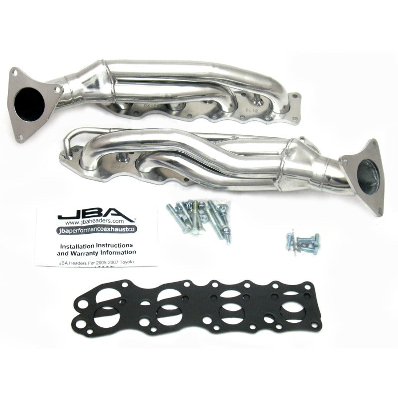 Load image into Gallery viewer, JBA 07-20 Toyota 5.7L V8 1-5/8in Primary Silver Ctd Cat4Ward Header
