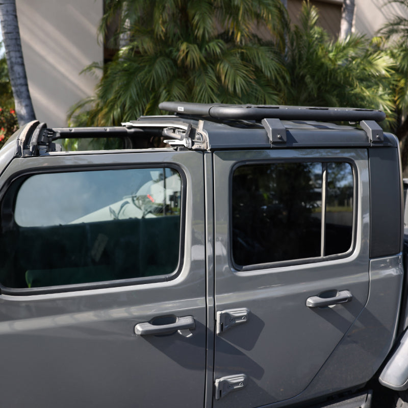 Load image into Gallery viewer, Go Rhino SRM 500 Flat Rack 35in. - Tex. Blk (Incl. Clamps - Mounts to Many Styles of Cross Bars)
