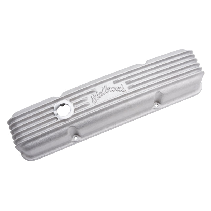 Load image into Gallery viewer, Edelbrock Valve Cover Classic Series Chevrolet 1959-1986 262-400 CI V8 w/ Breather Holes Satin
