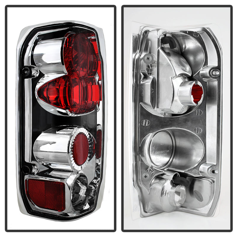 Load image into Gallery viewer, Spyder Ford F150 87-96/Ford Bronco 88-96 Euro Style Tail Lights Chrome ALT-YD-FF15089-C
