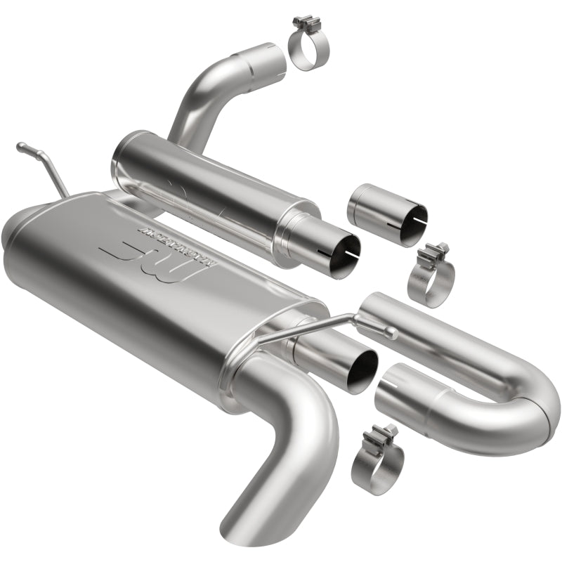 Load image into Gallery viewer, MagnaFlow 18-23 Jeep Wrangler JL 2.0L/3.6L Overland Series Axle-Back Exhaust
