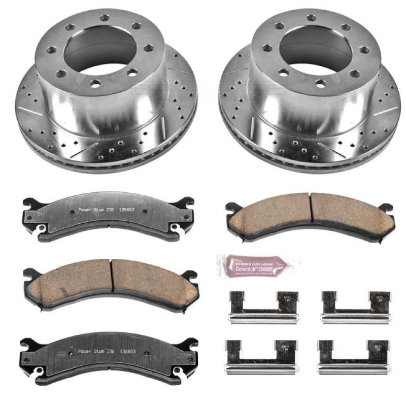 Load image into Gallery viewer, Power Stop 01-06 Chevrolet Silverado 3500 Rear Z36 Truck &amp; Tow Brake Kit
