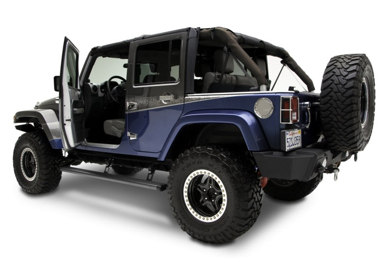 Load image into Gallery viewer, AMP Research 2007-2017 Jeep Wrangler JK 4 Door PowerStep - Black
