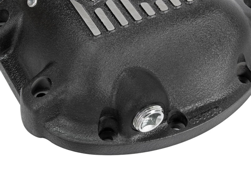 Load image into Gallery viewer, aFe Power Differential Cover Machined Fins 97-15 Jeep Dana 30 w/ 75W-90 Gear Oil 2 QT
