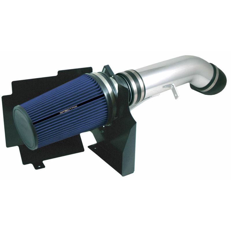 Load image into Gallery viewer, Spectre 99-07 GM Truck V8-4.8/5.3/6.0L F/I Air Intake Kit - Clear Anodized w/Blue Filter
