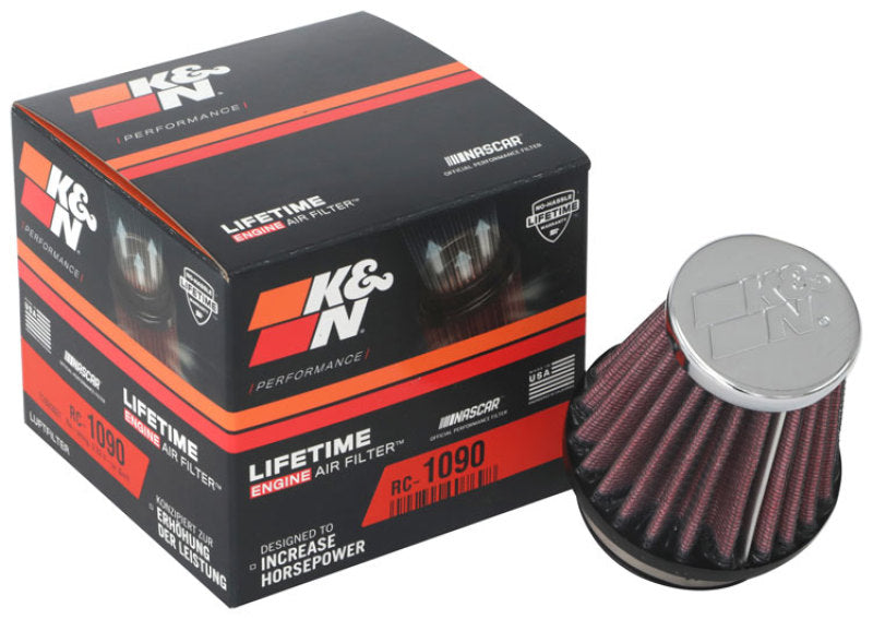 Load image into Gallery viewer, K&amp;N Universal Clamp-On Air Filter 1 7/8 in FLG / 3in B / 2in T / 3in H
