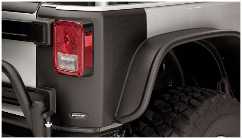 Load image into Gallery viewer, Bushwacker 07-18 Jeep Wrangler Trail Armor Rear Corners - Black
