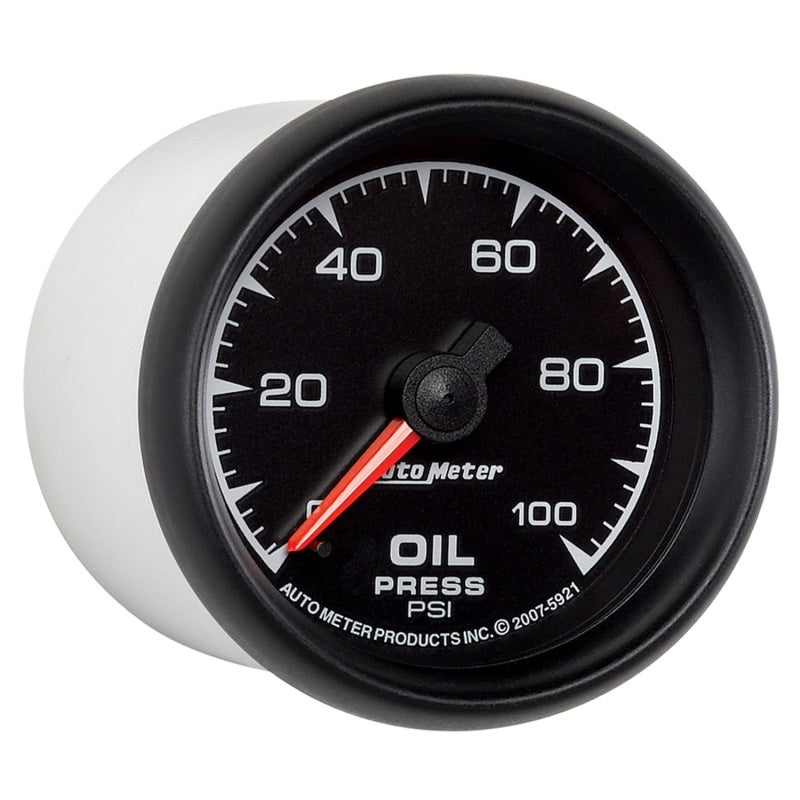 Load image into Gallery viewer, Autometer ES 52mm 0-100 PSI Mechanical Oil Pressure Gauge
