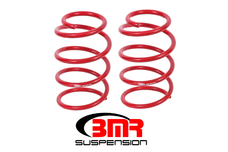 Load image into Gallery viewer, BMR 05-14 S197 Mustang GT Front Performance Version Lowering Springs - Red
