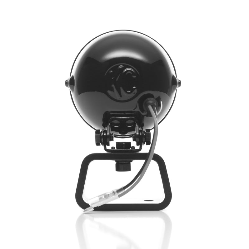 Load image into Gallery viewer, KC HiLiTES Rally 400 4in. Round Halogen Light 55w Spread Beam (Pair Pack System) - Black
