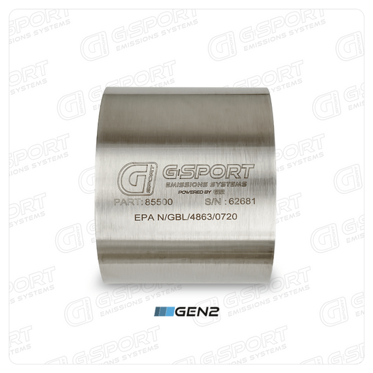 GESI G-Sport 400 CPSI GEN2 EPA Compliant 5in x 4in Substrate Only Up to 1,000HP