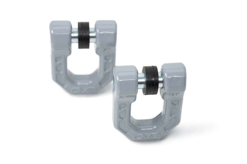 Load image into Gallery viewer, DV8 Offroad Elite Series D-Ring Shackles - Pair (Gray)
