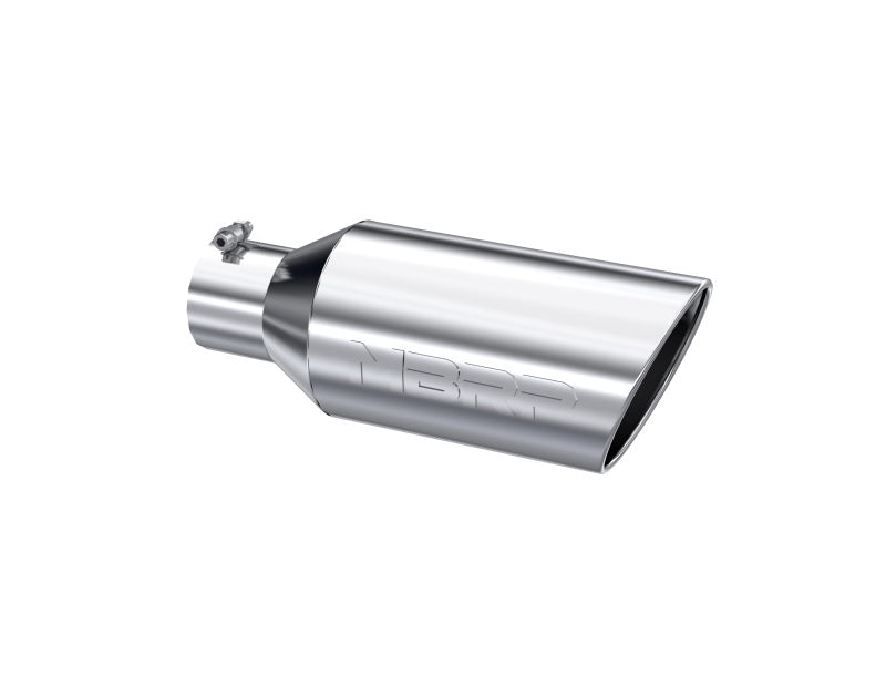 Load image into Gallery viewer, MBRP Universal Tip 7inch O.D. Rolled End 4inch inlet 18inch length - T304 (SINGLE TIP)
