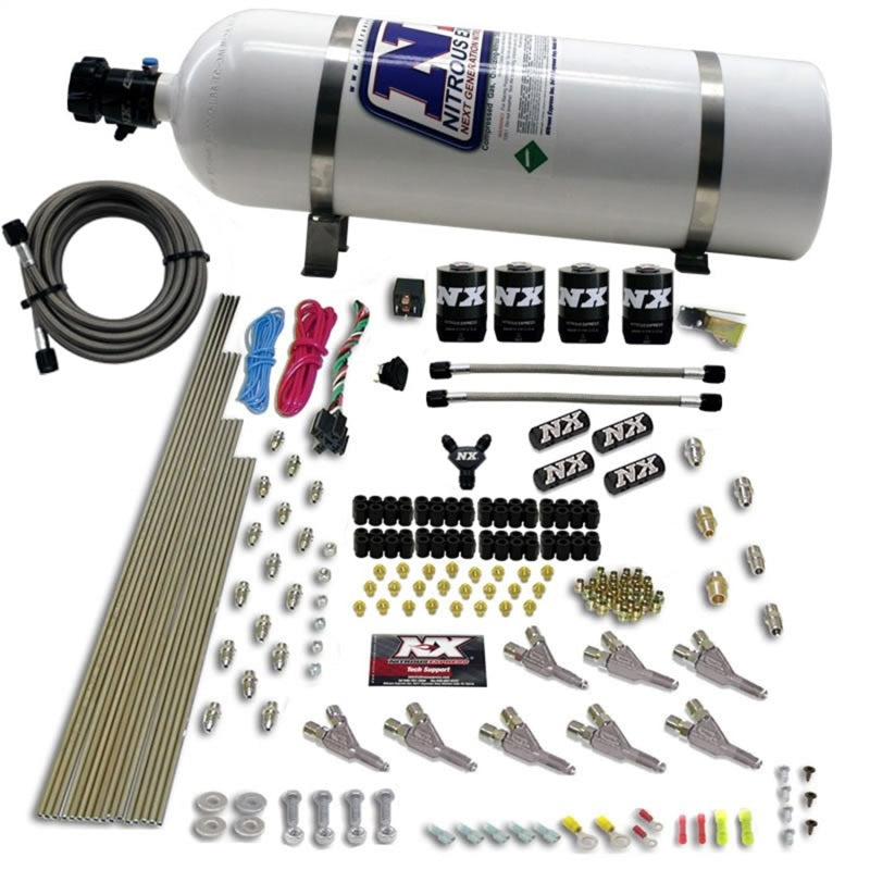 Load image into Gallery viewer, Nitrous Express Vortech Nozzle Nitrous Kit w/15lb Bottle
