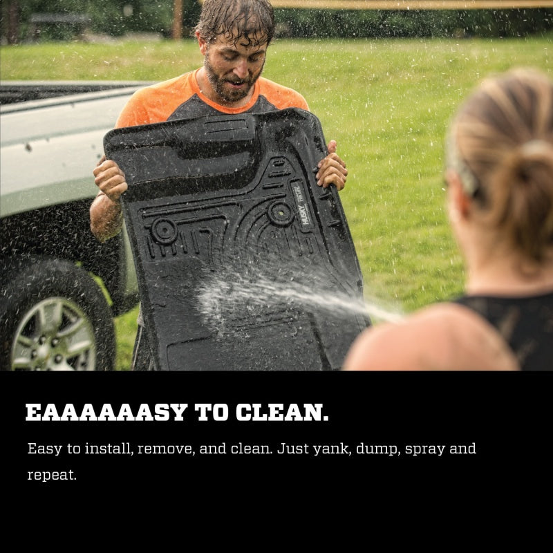 Load image into Gallery viewer, Husky Liners 11-15 Ford F250/F350/F450 Super Duty Crew Cab WeatherBeater Black 2nd Seat Floor Liners
