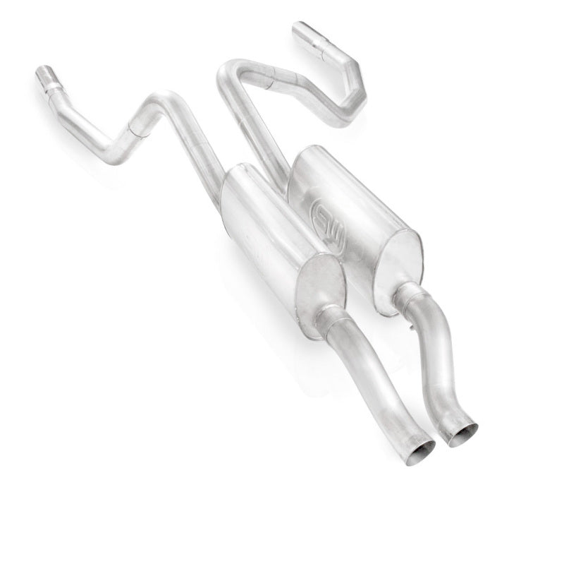 Load image into Gallery viewer, Stainless Works 2009-16 Dodge Ram 5.7L Truck Exhaust 3in X-Pipe S-Tube Mufflers Under Bumper Exit
