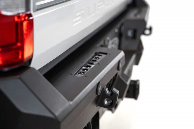 Load image into Gallery viewer, Addictive Desert Designs 17-20 Ford Super Duty Bomber HD Rear Bumper w/ Mounts For Cube Lights
