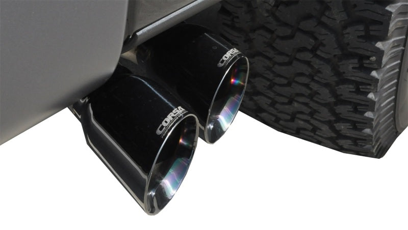 Load image into Gallery viewer, Corsa 2011-2014 Ford F-150 Raptor 6.2L V8 133in Wheelbase Black Xtreme Cat-Back Exhaust
