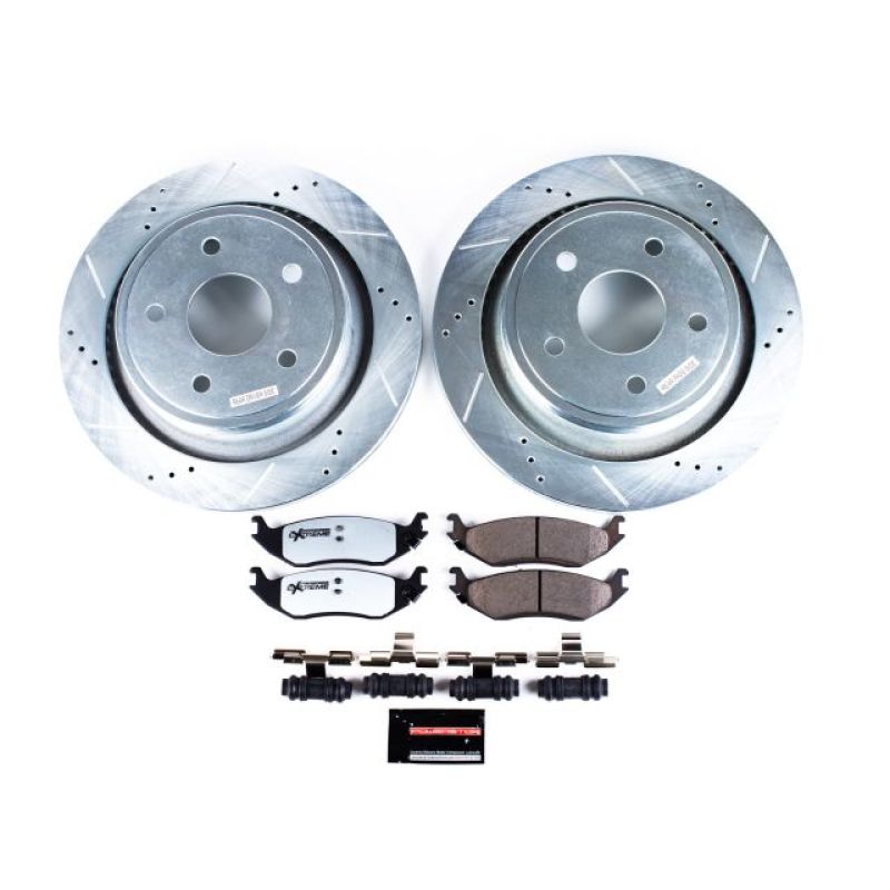 Load image into Gallery viewer, Power Stop 11-18 Ram 1500 Rear Z36 Truck &amp; Tow Brake Kit
