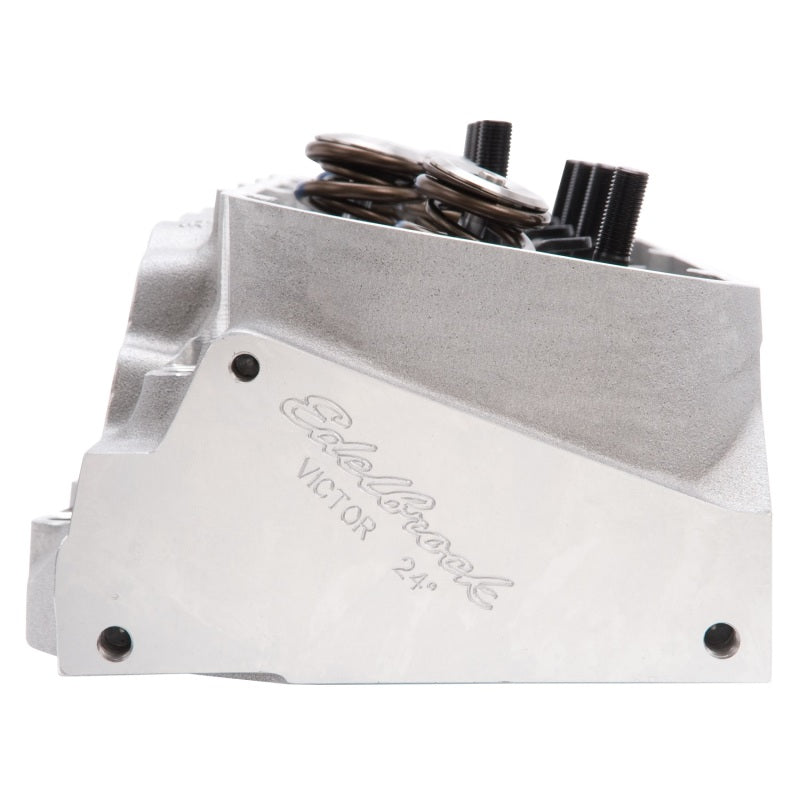 Load image into Gallery viewer, Edelbrock Race Cyl Head Musi CNC BBC Victor 24Deg Complete
