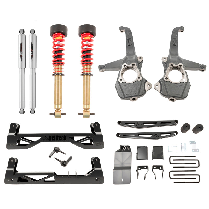 Load image into Gallery viewer, Belltech 19-23 Chevrolet Silverado / GMC Sierra 1500 4WD 6in-8in Suspension Lift Kit w/ Shocks
