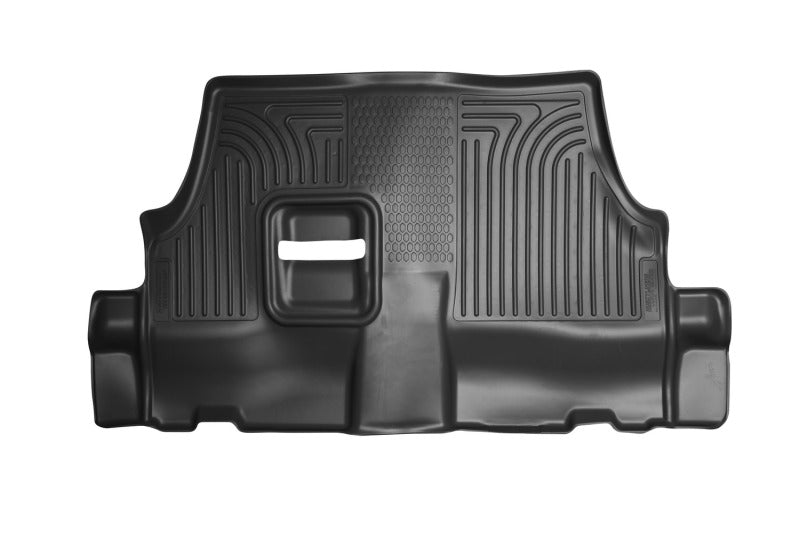 Load image into Gallery viewer, Husky Liners 11-22 Dodge Durango WeatherBeater 2nd Row Bench w/3rd Row Seat Black Floor Liners

