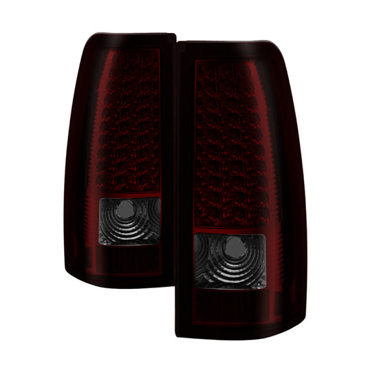 xTune Chevy Silverado 1500/2500/3500 99-02 LED Tail Lights Red Smoke ALT-ON-CS99-LED-RS