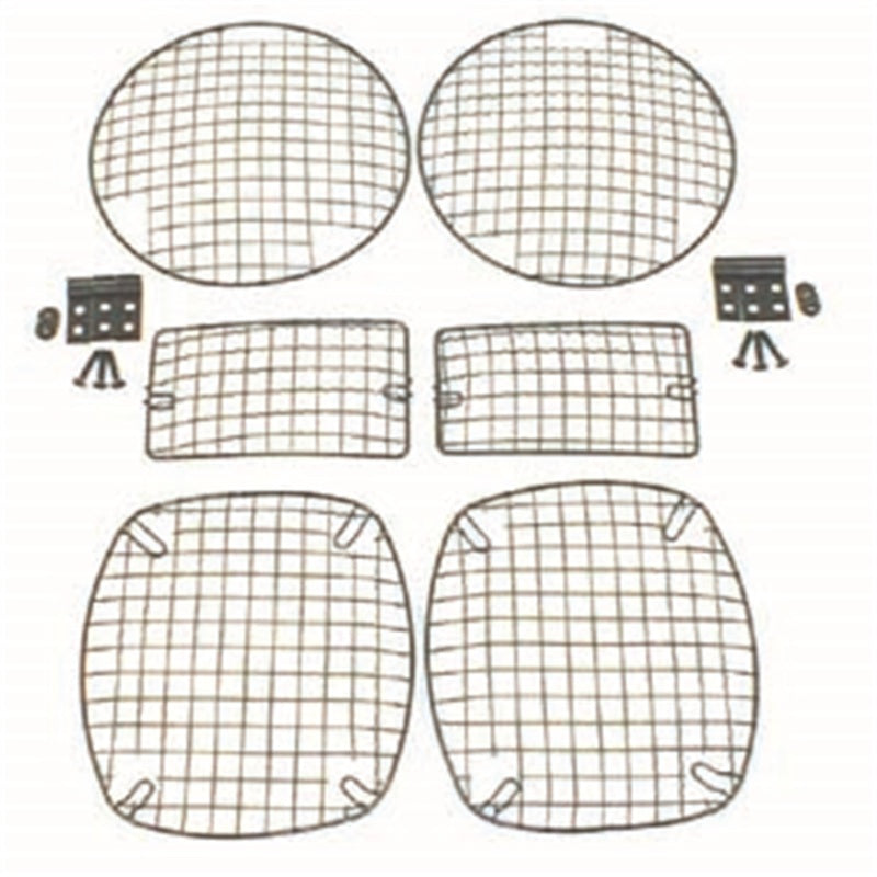 Load image into Gallery viewer, Rugged Ridge 97-06 Jeep Wrangler TJ Black Stone Guard Set
