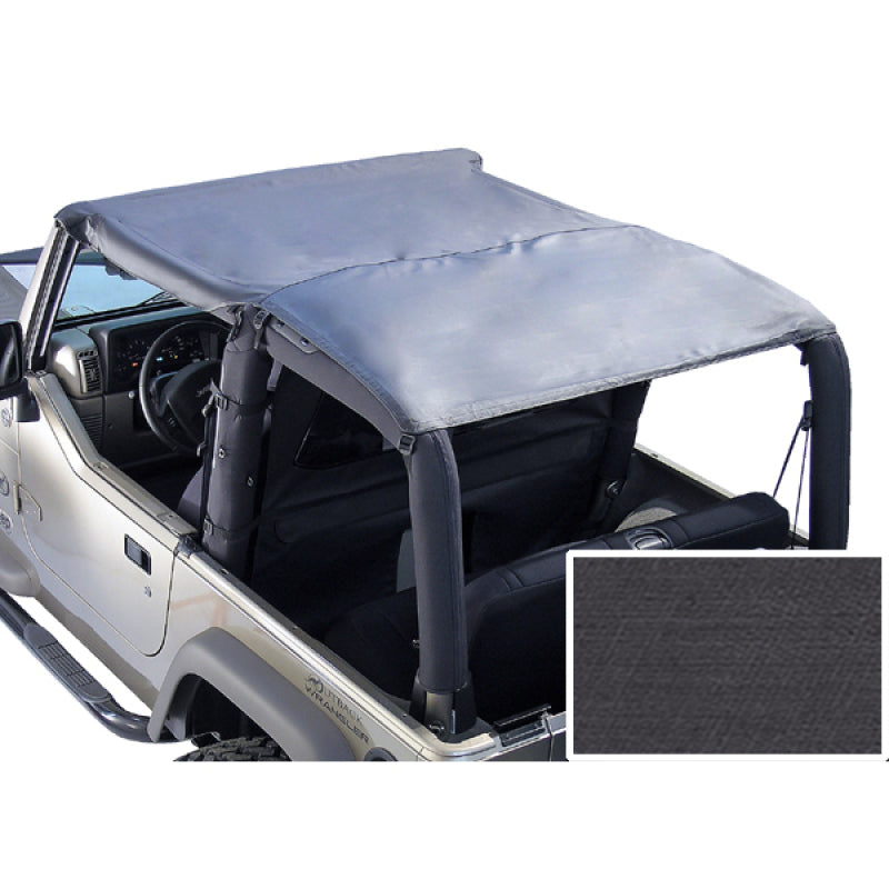 Load image into Gallery viewer, Rugged Ridge Roll Bar Top Black Diamond 76-86 Jeep CJ7&amp;87-91 Jeep Wrangler YJ
