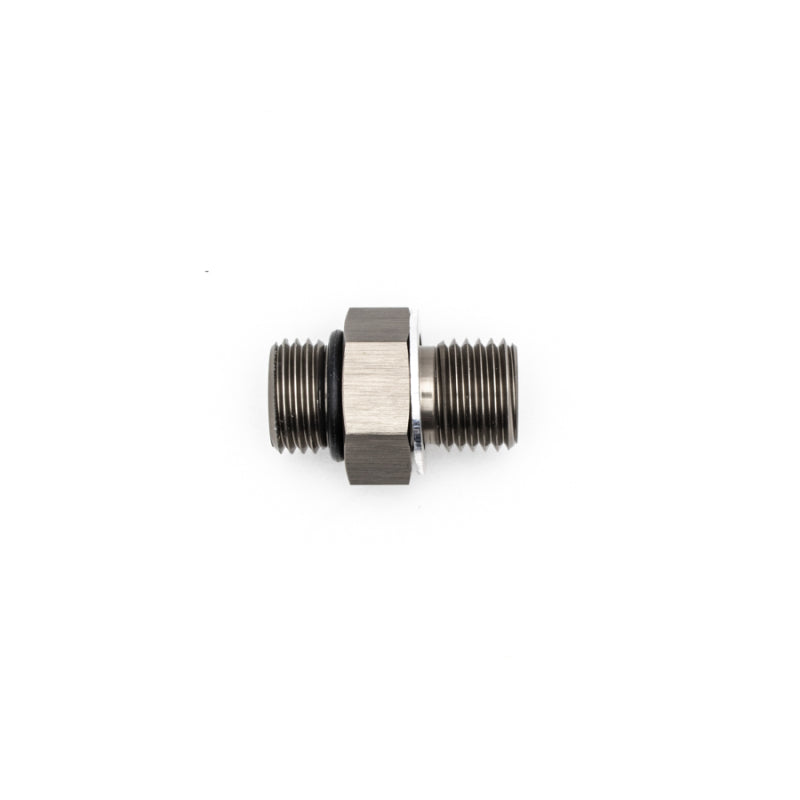 Load image into Gallery viewer, DeatschWerks 6AN ORB Male to M14 X 1.5 Metric Male (Incl O-Ring and Washer) - Anodized Matte Black
