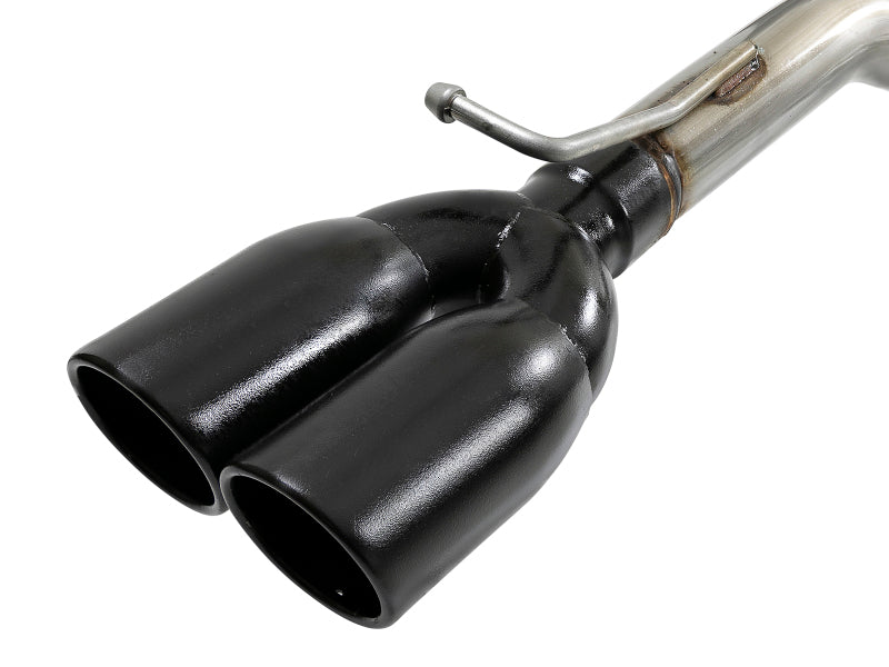 Load image into Gallery viewer, aFe MACH Force-Xp 2-1/2in 304 SS Cat-Back Exhaust 15-21 Dodge Challenger V6-3.6L - Quad Black Tip
