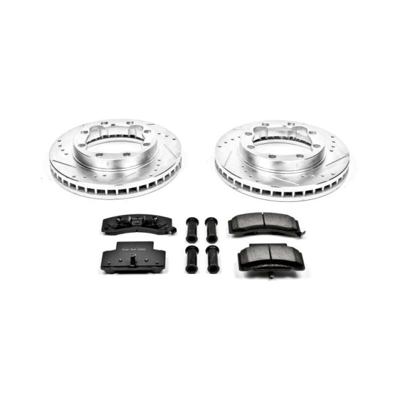 Load image into Gallery viewer, Power Stop 90-00 Chevrolet K3500 Front Z23 Evolution Sport Brake Kit
