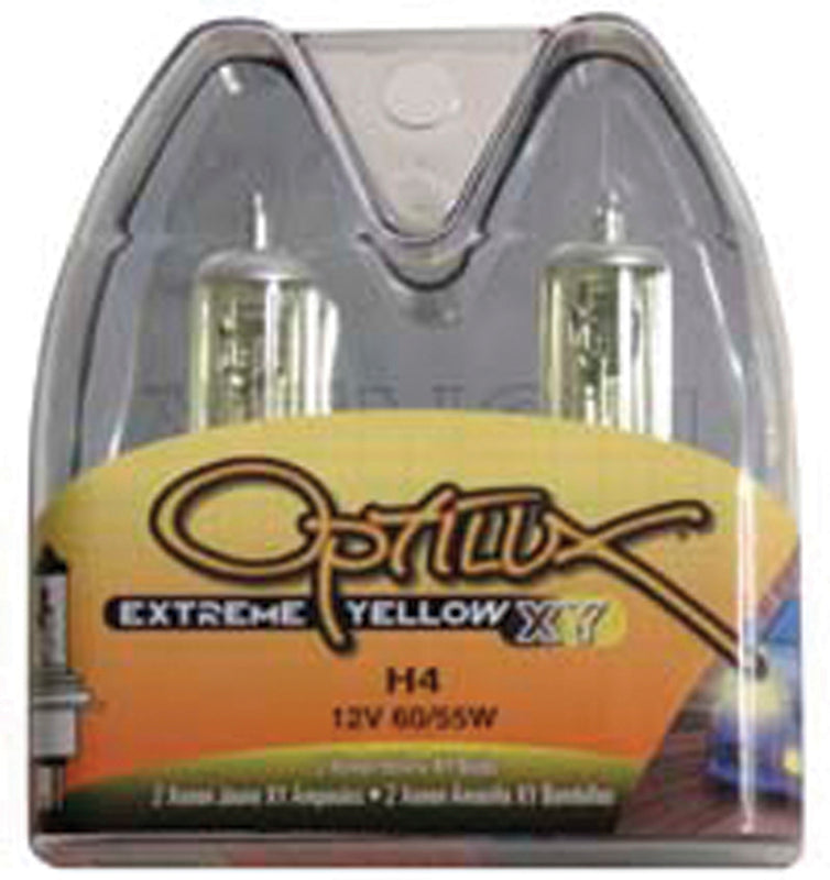 Load image into Gallery viewer, Hella Optilux H4 12V / 60/55W XY Xenon Yellow Bulb

