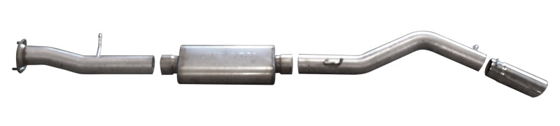 Load image into Gallery viewer, Gibson 08-09 Hummer H2 Base 6.2L 3.5in Cat-Back Single Exhaust - Stainless
