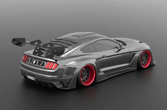 ROBOT CRAFTSMAN "DAWN " Widebody Kit For Mustang S550 S550.2 2018-2022 Carbon Fiber