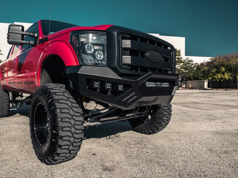 Load image into Gallery viewer, Road Armor 11-16 Ford F-250 SPARTAN Front Bumper - Tex Blk
