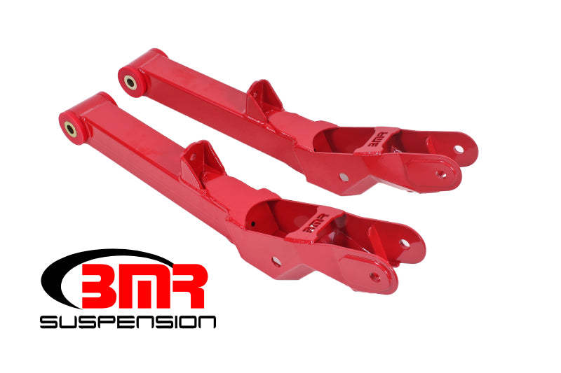 Load image into Gallery viewer, BMR 10-15 5th Gen Camaro Non-Adj. Rear Lower Control Arms (Polyurethane) - Red
