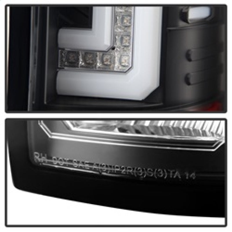 Load image into Gallery viewer, Spyder GMC Sierra 14-16 LED Tail Lights Black ALT-YD-GS14-LBLED-BK
