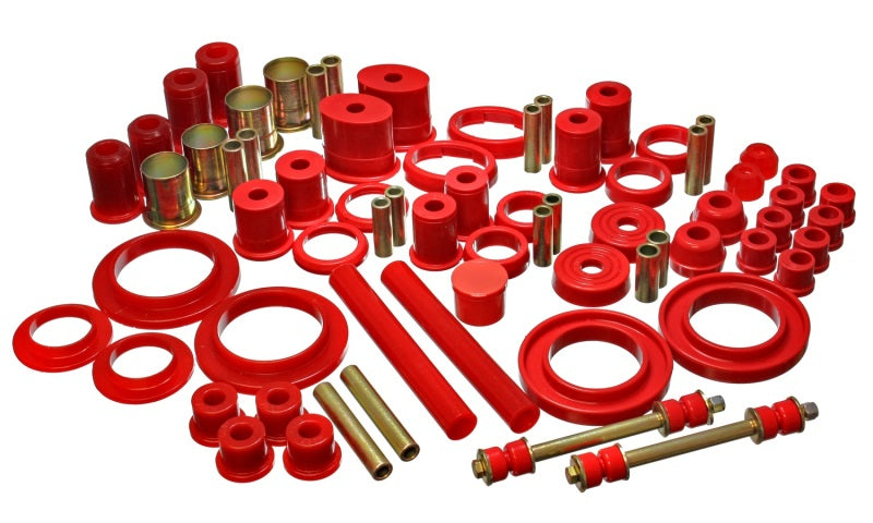Load image into Gallery viewer, Energy Suspension 85-93 Ford Mustang Red Hyper-flex Master Bushing Set
