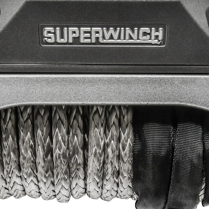 Load image into Gallery viewer, Superwinch 12000 LBS 12V DC 3/8in x 80ft Synthetic Rope SX 12000SR Winch - Graphite
