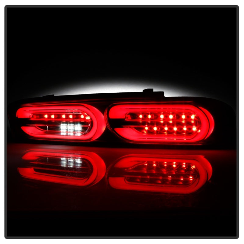 Load image into Gallery viewer, Spyder Chevy Camaro 16-18 (Do Not Fit Halogen Model) LED Tail Lights Black ALT-YD-CCAM16LED-SEQ-BK
