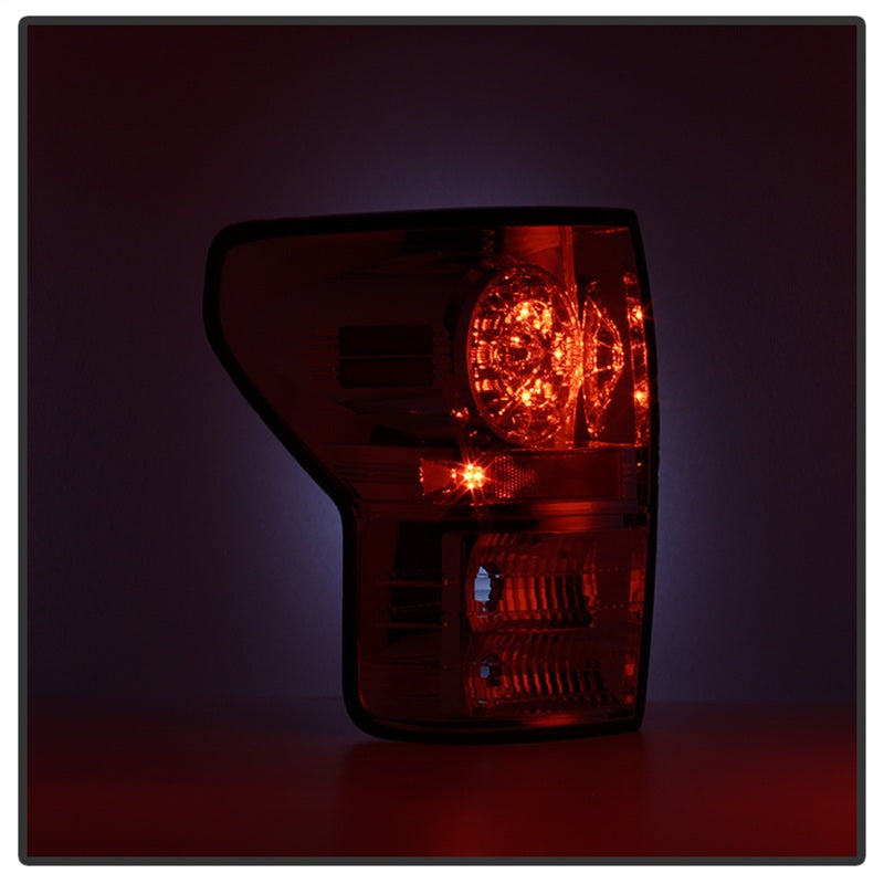 Load image into Gallery viewer, Spyder Toyota Tundra 07-13 LED Tail lights Red Smoke ALT-YD-TTU07-LED-RS
