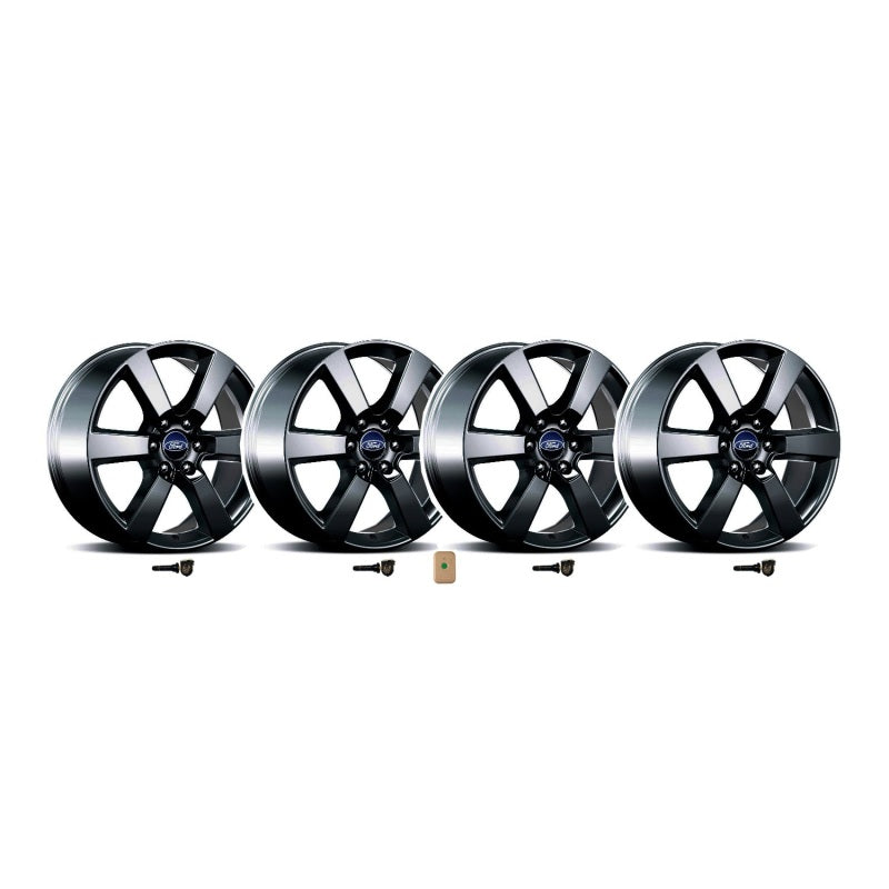 Load image into Gallery viewer, Ford Racing 15-16 F-150 20in x 8.5in Wheel Set with TPMS Kit - Matte Black
