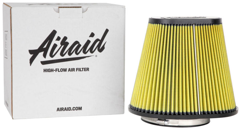 Load image into Gallery viewer, Airaid Universal Air Filter - Cone 6in FLG x 10-3/4x7-3/4in B x 7x4in T x 9in H - Synthaflow

