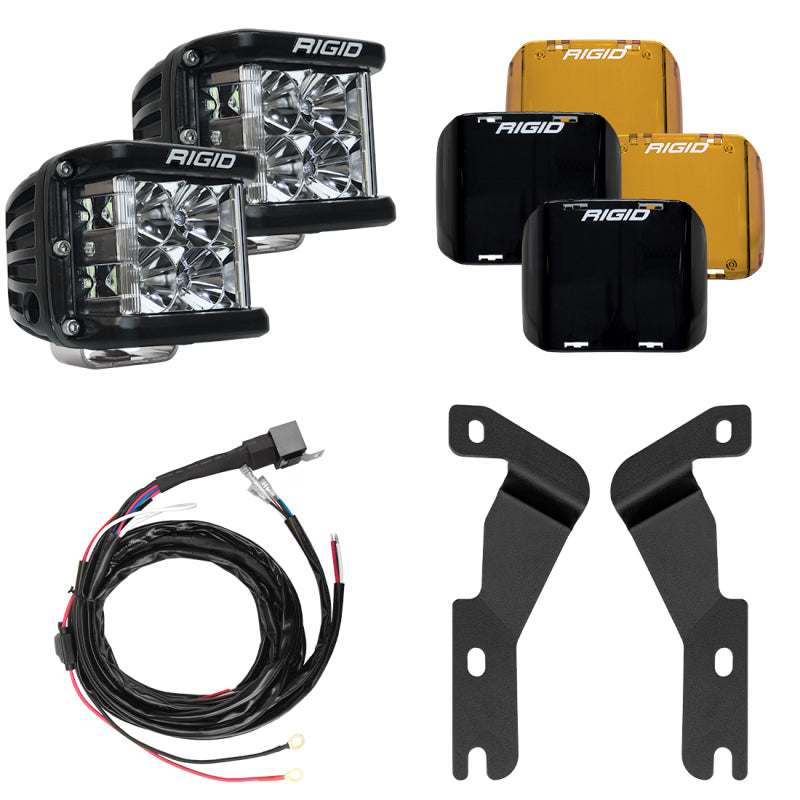 Load image into Gallery viewer, Rigid Industries 16-20 Toyota Tacoma A-Pillar Light Kit w/D-SS Flood

