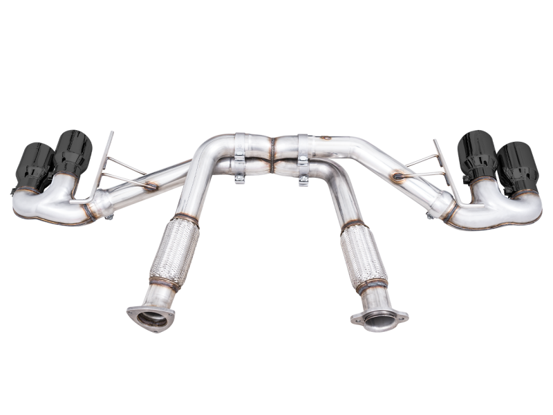 Load image into Gallery viewer, AWE Tuning 2020 Chevrolet Corvette (C8) Track Edition Exhaust - Quad Diamond Black Tips
