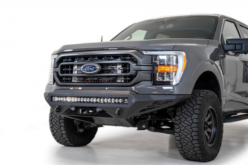 Load image into Gallery viewer, Addictive Desert Designs 2021 Ford F-150 Stealth Fighter Winch Front Bumper
