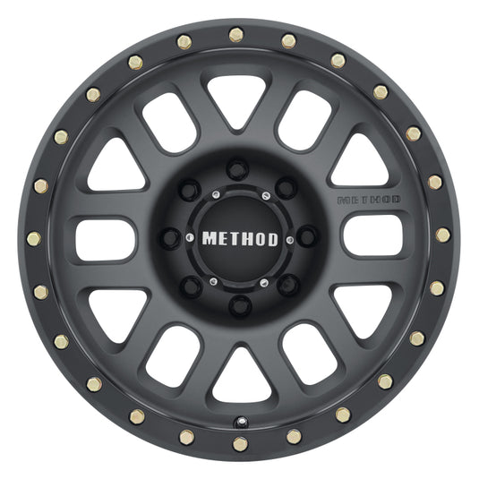 Method MR309 Grid 18x9 +18mm Offset 8x6.5 130.81mm CB Titanium/Black Street Loc Wheel